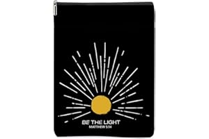 CSHVJ Christian Gifts Inspirational Bible Book Sleeve Book Lovers Gifts Book Cover Book Protector with Zipper and Front Pocket Book Pouch Book Accessories Bookish Gifts Religious Gifts for Women Readers