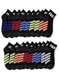 Fila Boys' 10-Pack Quarter Crew Socks
