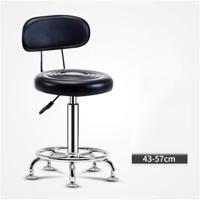 Gas Lift Stool With Backrest