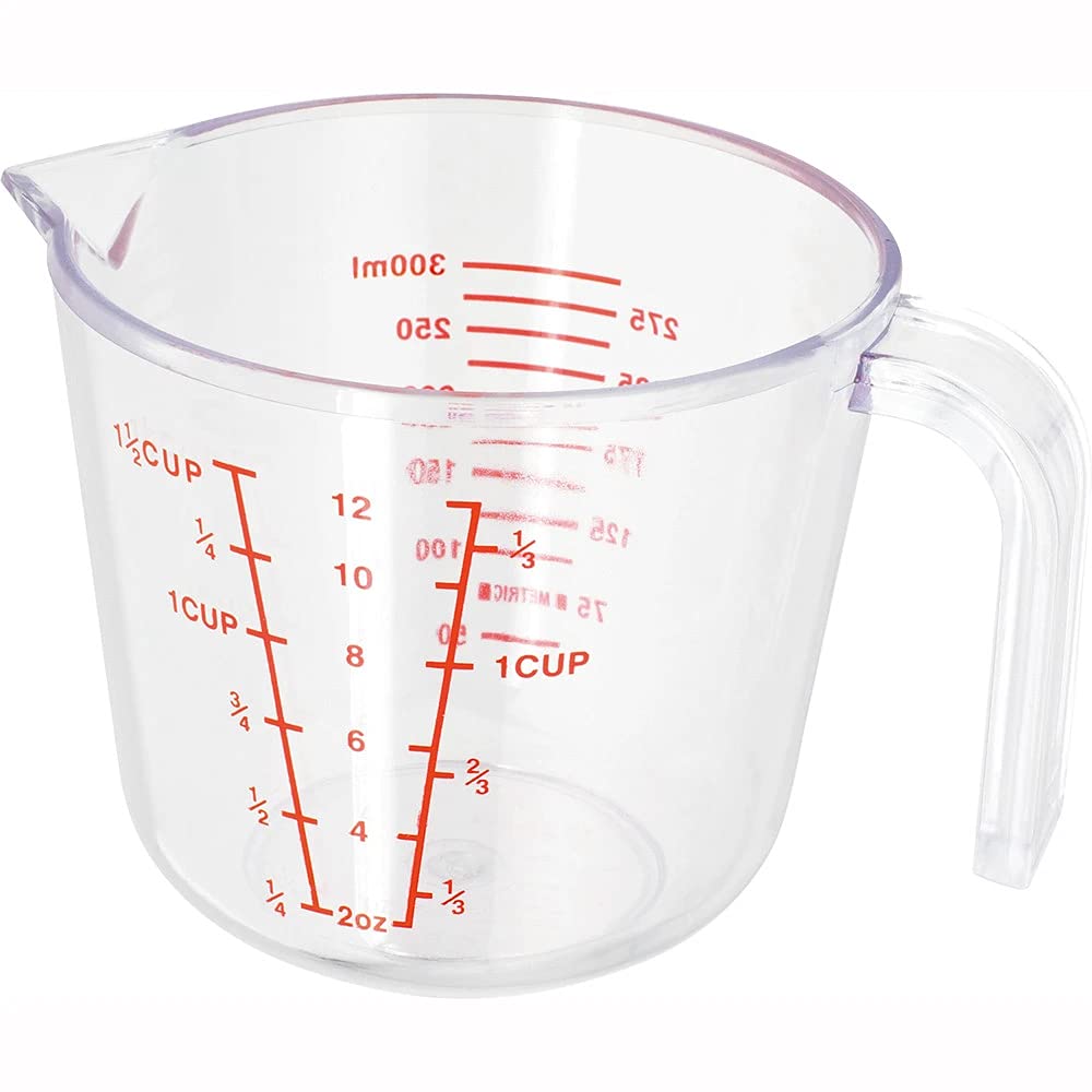 Judge Kitchen Plastic Measuring Jug, 300ml, Cup Markings, Dishwasher Safe