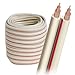 AudioQuest X2, Unterminated Speaker Cable, 14 AWG, 30 Feet/9.14 Meters Spool, White Jacket