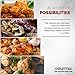 Gourmia GAF318 4 Qt Digital Air Fryer - Oil-Free Healthy Cooking - 7 One Touch Preset Modes - Removable, Dishwasher-Safe Tray - Free Recipe Book Included