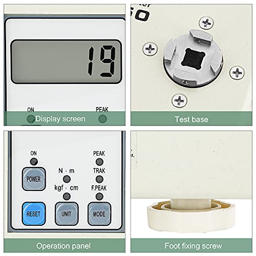 Huanyu Digital Torque Meter Portable Torsion Meter Screw Driver Wrench