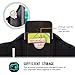 JOTO Running Armband for iPhone 8, 7, 6, 6s, Samsung Galaxy S6, S7, HTCM9, Google Pixel, Pixel 3 2, Phone Sport Arm Case Cover Pouch with Key Holder for Gym Jogging Walking Workout and Exercise –Black