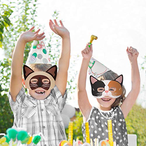 6 Masks+Kitten+Halloween+Party+Costumes