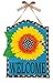 Evergreen Enterprises, Inc Sunflower Welcome Door Hanger