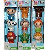 Mega Bloks First Builders 3 Item Bundle: (1) Hero Team, (1) Friends, (1) Rescue Squad