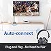 2018 Avantree HT4189 Wireless Headphones for TV Watching & PC Gaming with Bluetooth Transmitter (OPTICAL DIGITAL Audio, 3.5mm AUX, RCA, PC USB), Plug & Play, No Delay, 100ft Long Range, 40hrs Batterythumb 1