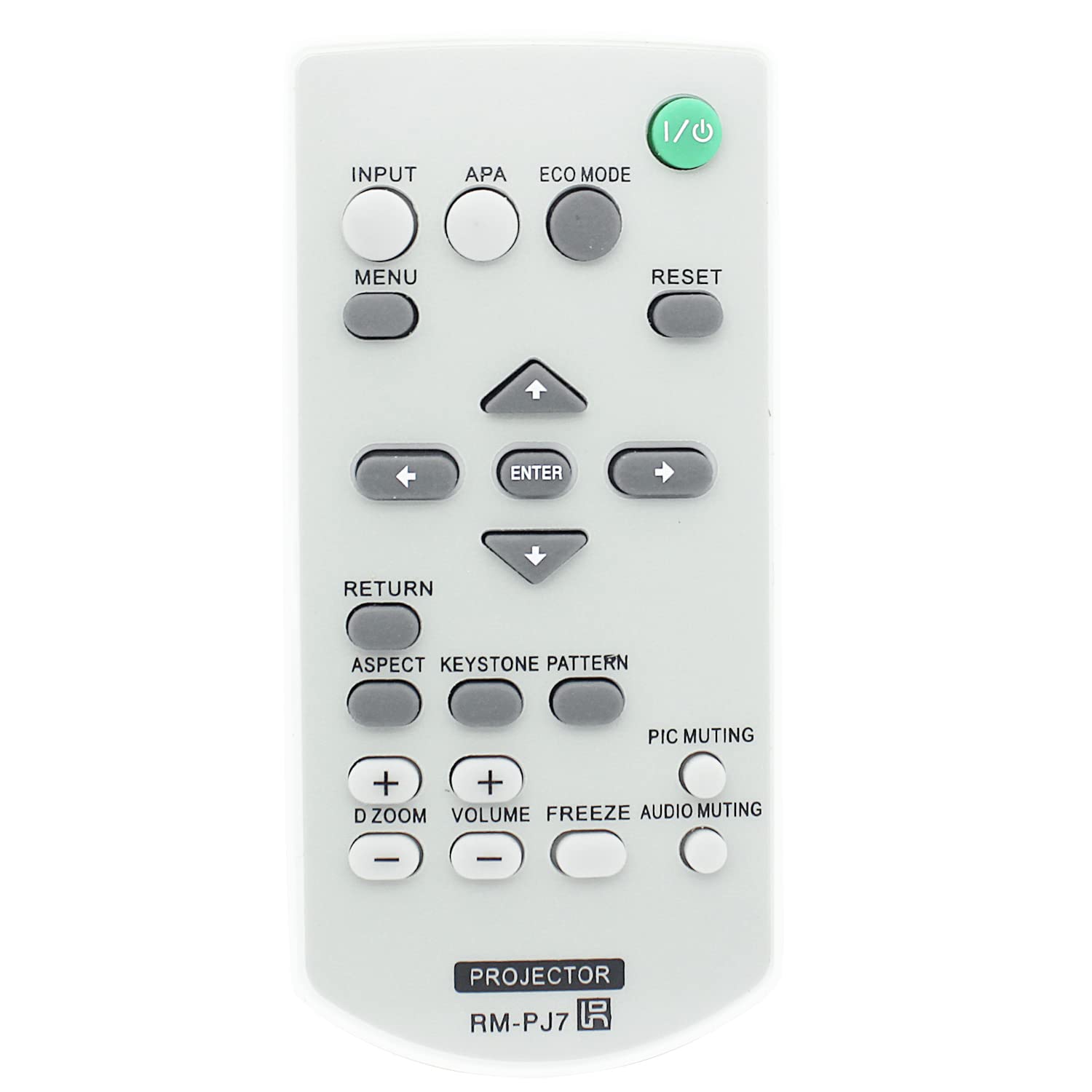 RM-PJ7 Remote Control Replacement for Sony VPL-BW120S VPL-CW255 VPL-CW275 VPL-CX235 VPL-CX275 VPL-EX100 VPL-EX120 VPL-EX145 VPL-EX175 VPL-SW125 VPL-SW525 VPL-SW525C VPL-SW535 VPL-SW535C