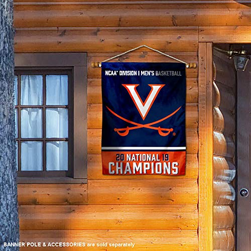 Virginia Cavaliers 2019 Basketball National Champions House Flag Banner