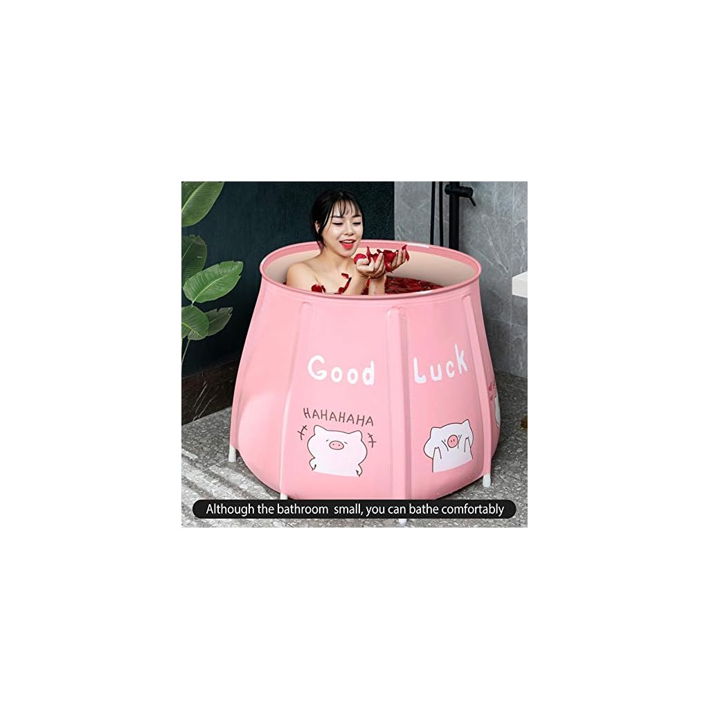 Adminitto88 Bañera Plegable 2 En 1 para Niños De 0-5 Años Baño De Bebe