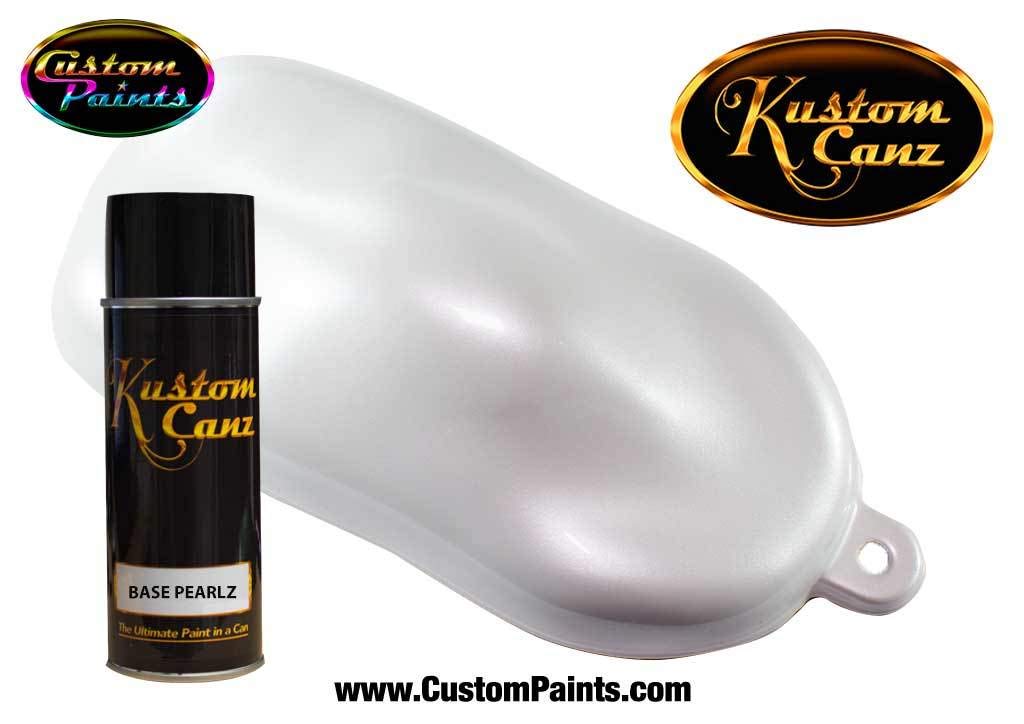 Kustom Canz Base Pearlz Snow White - 13.5oz Aerosol Can