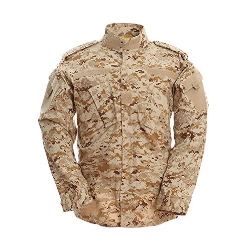 Noga Camouflage Suit Combat Bdu Uniform Military Uniform Bdu Hunting Suit Wargame Paintball Coat+pants (DESERT CAMO, XL)
