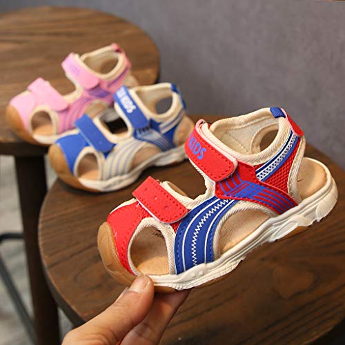 Respctful✿ Toddler Baby Boys Or Girls Breathable Mesh Running Sneakers Summer Sandals Pink