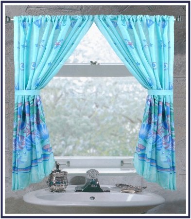 Carnation FWC-OC “Oceanic” Fabric Curtain, Blue