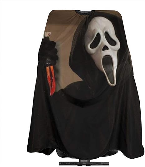 Amazon テラースクリームヘアカットケープサロンプロフェッショナル理髪ヘアダイケーププリントスタイリングブラックコムアウトメイクアップアーティストシャンプーポリエステル大人 女性 男性55 X 66インチ ユビン貿易 散髪ケープ 通販