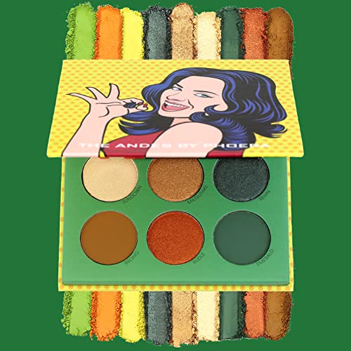 AQUAPURITY -PHOERA 9 Colours Eyeshadow Palette Super Pigmented Shimmer & Matte Metallic Velvety Long Lasting Blendable Makeup Palettes Professional Eye Shadow Palette For Women Girls (ANDES)