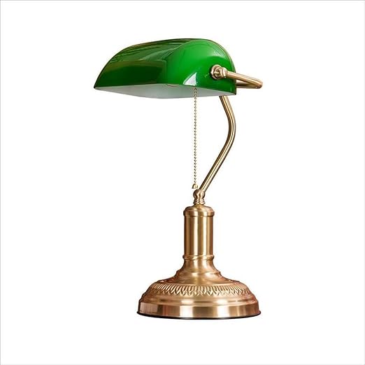 old green desk lamp