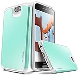 Evocel® HTC One A9 [Dual Layer Series] Hybrid Armor Protector Case For HTC One A9 / HTC Aero - Retail Packaging, Wintergreen (EVO-HTCA9-SA22)