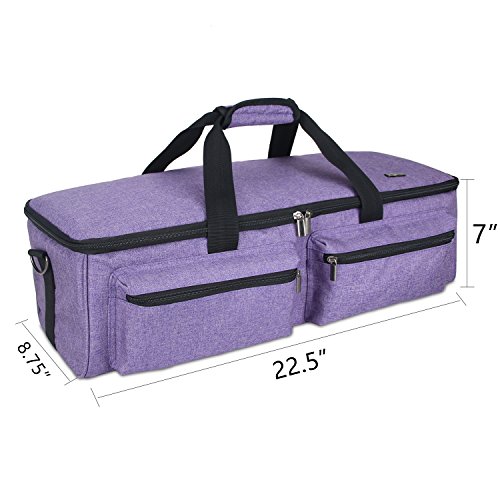 image for Luxja Carrying Bag Compatible with Cricut Explore Air and Maker, Tote 