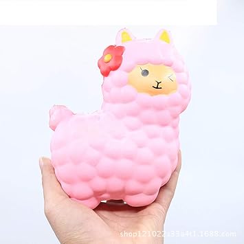 pink llama squishy