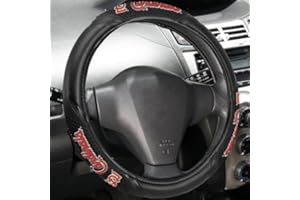 FREMONT DIE MLB St. Louis Cardinals Black Vinyl Massage Grip Steering Wheel Cover