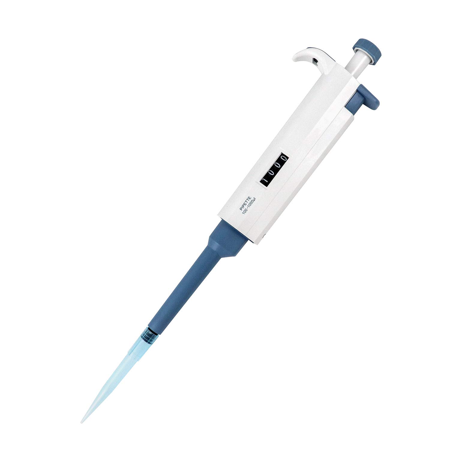 QWORK® Micropipette/Pipettor Single Channel, Adjustable Lab Pipettes, High-Accurate Automatic Pipettor, 100ul-1000ul
