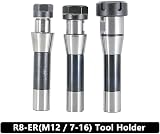 R8 ER Collet Chuck Tool Holder R8-ER32UM 0.008mm Precision Steel CNC Milling view 3