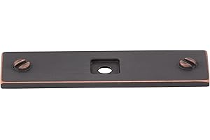Top Knobs TK741UM Barrington Collection 3" Channing Backplate, Umbrio