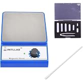 INTLLAB Magnetic Stirrer with 7PCS stir bar Set and stir bar Retriever