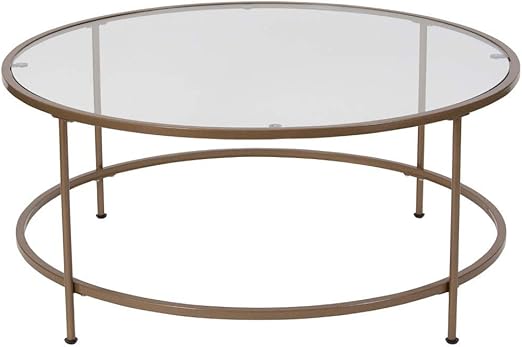 Amazon Com Flash Furniture Astoria Collection Glass Coffee Table