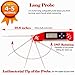 Instant Read Thermometer - Best Meat Thermometer - Digital Electric Food Thermometer for Kitchen and Outdoor Cooking