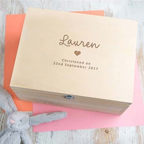 Personalized Baptism Keepsake Box Baptism Gifts for Baby