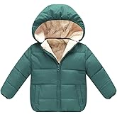 Baby Girls Boys' Winter Fleece Jackets With Hooded Toddler Cotton Dress Warm Lined Coat Outer Clothing