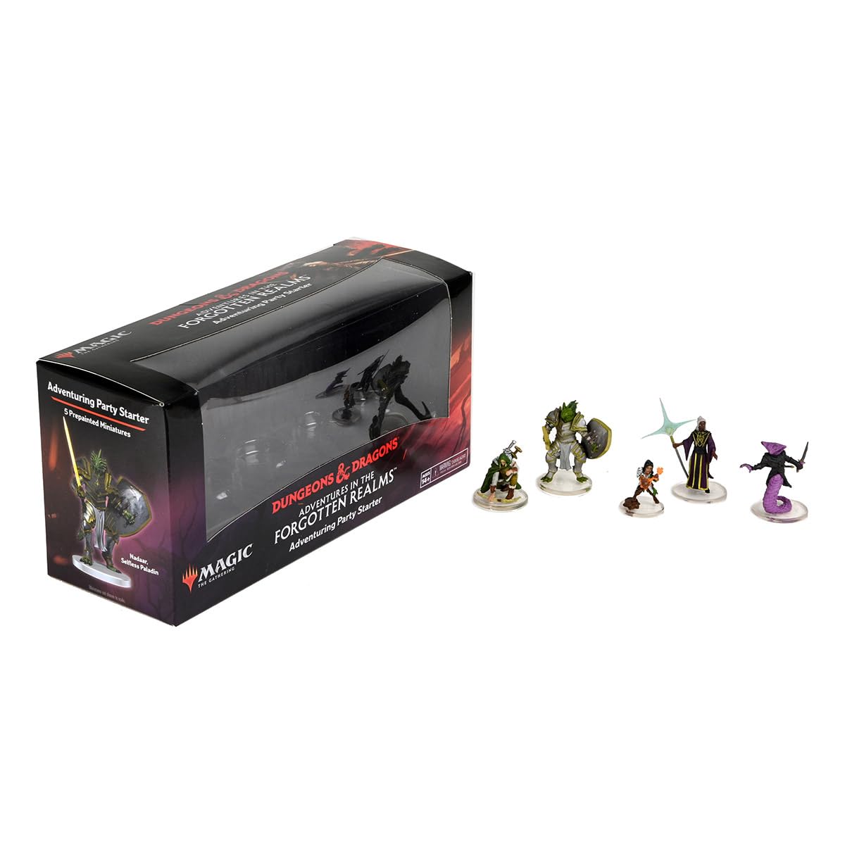 WizKids Magic: The Gathering Miniatures: Adventures in The Forgotten Realms - Adventuring Party Starter - Pre-Painted Figure Set