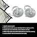 Luxury Ystar Beard Apron 2.0 - Hair Clippings Catcher, Grooming Cape Apron, Combined with Zipper Bag, Easy to Travel, for Man Shaving, Best Gift For Him by Ystar - (White)