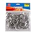 Kicko Rubber Mini Handcuffs 3.5 Inches - Pack of 12 - Gray - for Kids - Party Favors, Bag Stuffers, Fun, Toy, Prize, Pinata Fillers