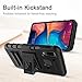 Wareon-Samsung Galaxy A10e Case, Galaxy A20e Case w/[Built-in Kickstand]&[Swivel Belt Clip] Hybrid Shockproof Heavy Duty Full Body Protective Phone Case Cover for Samsung Galaxy A10E/20E (Black)