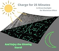 Constellation Blanket Glow in The Dark | Multiple