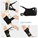Yosoo Wrist Brace - Breathable Neoprene Night Sleep Splint Adjustable Brace for Carpal Tunnel,Tendonitis and Arthritis Pain, One Size, Left Hand, Black
