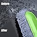 Happy Road Car Duster, High Decontamination Car Brush Duster, Car Microfiber Duster with Extendable Handle - Exterior/Interior Use – Lint Free – Scratch Free
