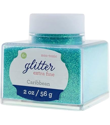 Sulyn Extra Fine Glitter Stacker Jar - 2oz Sparkle Container For Crafts, Non-Toxic & Reusable