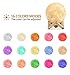 RMFSH Moon Lamp 2023 Upgrade 128 Colors Moon Night Light for Kids Adults with Wooden Stand & Remote/Touch Control and USB Rechargeable Gifts for Girls Boys Women Men Birthday 7.1 inch (Large Size)