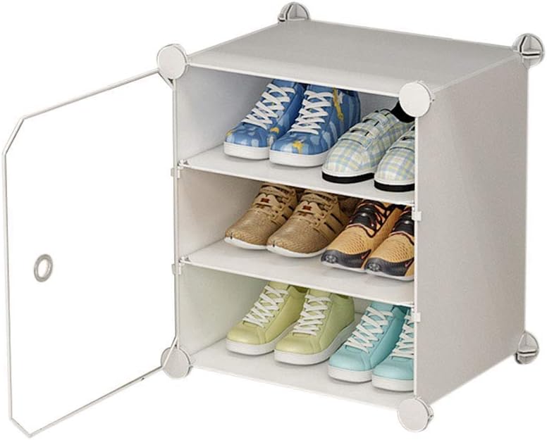 Apcjerp White Shoe Rack Shelf Organiser 3 Tiers Heavy Duty Shoe Cabinet Storage Stackable Shoe Storage Cabinet Rack Cupboard Detachable Shoe Shelf For 6 Pairs Of Boots Shoes Trainers White Amazon Co Uk Kitchen