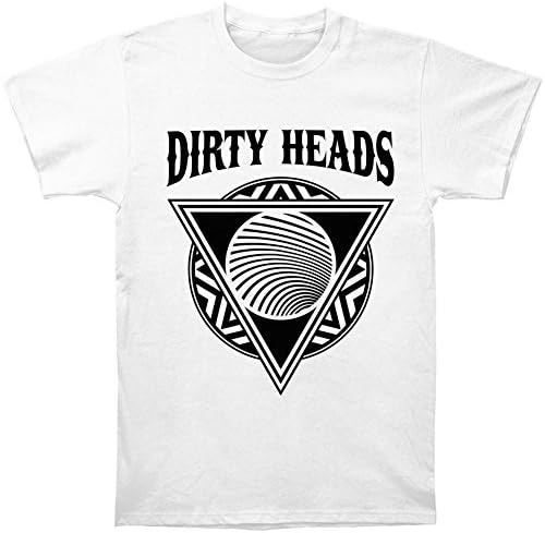 Dirty Heads Men's Burial Slim Fit T-shirt X-Large White