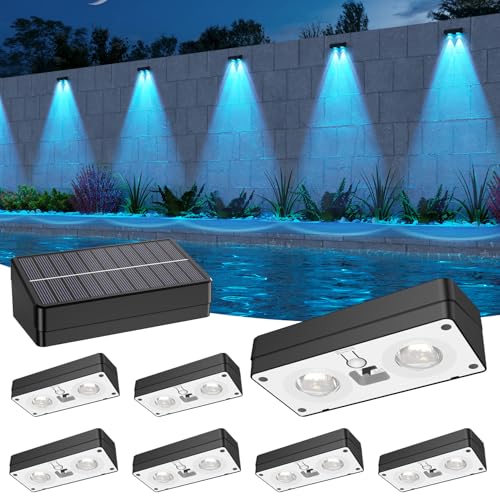 ZCXLIGHT Solar Fence Lights Outdoor