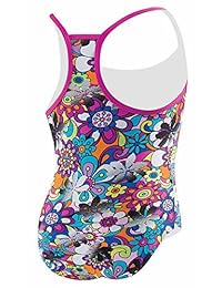 Speedo - Bañador de una pieza con correa fina para niña