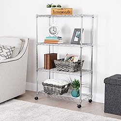 Seville Classics Solid Steel Wire Shelving Storage