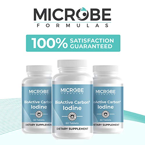 Microbe Formulas BioActive Carbon Iodine Natural Thyroid Support
