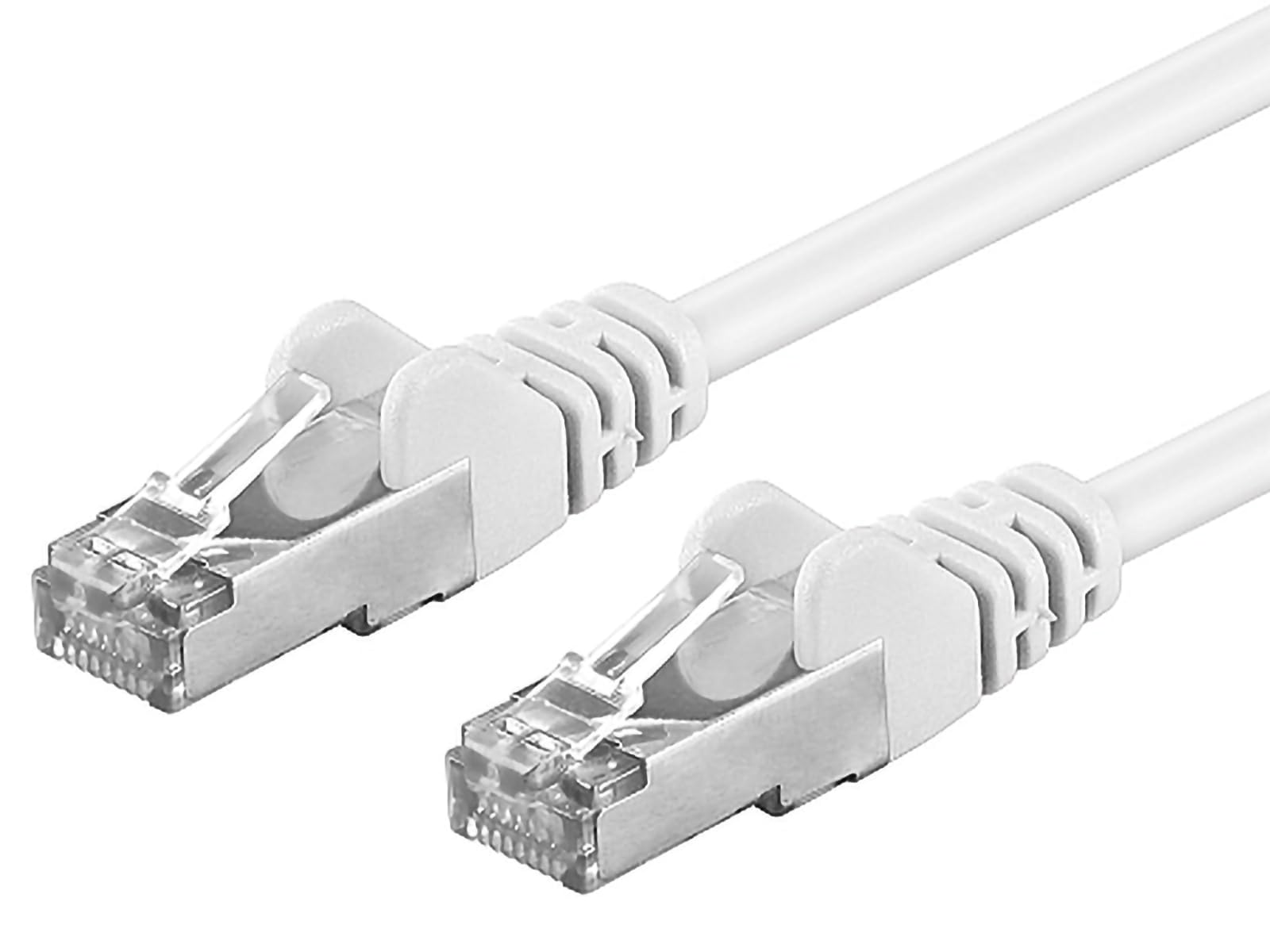 Premium Cord Patch Cable CAT6a S-FTP, RJ45-RJ45, AWG 26/7 7 m Colour White
